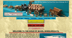 Desktop Screenshot of guildofmodelwheelwrights.org